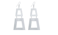 Keystone Shape Dangle Long Earrings For Women