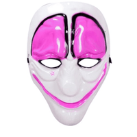 Halloween LED Luminous Horror Cosplay Mask Party Funny Masks Glow In The Dark - sparklingselections