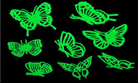 3D Luminous Butterfly Novelty Plastic Wall Stickers For Kids