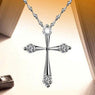 Best Fashion Unique Cross Zircon Copper Chain Pendant Necklace For Women Girls Gifts Accessories