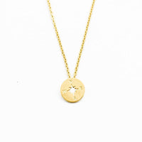 New Travel Unisex Stainless Steel Chain Compass Necklace Pendant Jewelry - sparklingselections