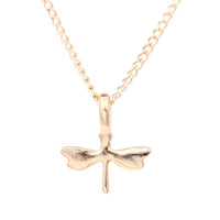 Fashion Feminine Gold-color Dragonfly Pendant Necklace -Best - sparklingselections