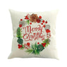 New Christmas Decoration Soft Pillowcase For Home Hotel Party