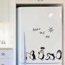 Home Decor Have A Nice Day Cute Penguin Baby  Kitchen Door Stickers