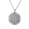 Women's Fashion Hub Flower of Life Mandala Necklace Pendant Sacred Jewelry