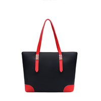 Women Sleek Minimalist Shoulder Bag Luxury Tote Bag Handbag Casual Soft Solid Versatile Handbags - sparklingselections