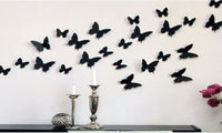 PVC 3D DIY Butterfly Wall Stickers Home Decor 12 Pcs/Lot