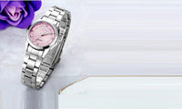 Pink Dress Luxury Rhinestone Quartz-Watch for Women - sparklingselections