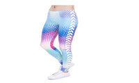 Women White Arrow Printing Fitness legging - sparklingselections