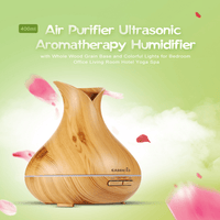 400ml Aroma Essential Oil Diffuser Ultrasonic Yellow Air Humidifier - sparklingselections