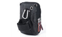 Canvas Multi Purpose Crossbody Bag Waist Pack with Belt Loop - sparklingselections