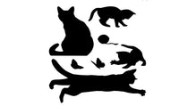 Staircase Cats Wall Sticker Vinyl Wall Decal