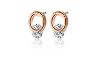 Classic Round Summer Style Crystal Stud Earrings
