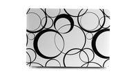 Ultra Thin Light Weight Zebra Circle Pattern Laptop Hard Case - sparklingselections