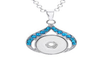 Womens Crystal Water Drop Necklace - sparklingselections