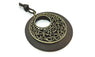 Collar Wood Retro Anchor Cross Skull Pendant Leather Necklace