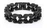 Stainless Steel Heavy Biker Motorcycle Chain Tone Bracelet