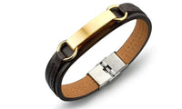 Leather Bracelet Men Anchor Cross Bible Bracelets - sparklingselections