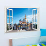 Home Decals 3D Window Cityspace View Removable Wall Stickers