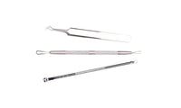 3Pcs Stainless Acne Spot Black Head Pimple Remover Extractor Tool - sparklingselections