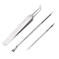 3Pcs Stainless Facial Acne Spot Removal Blackhead Needle Skin Care - sparklingselections