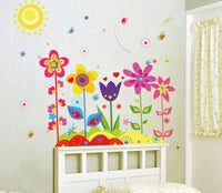 New Flower Butterfly Removable Vinyl Decal - sparklingselections