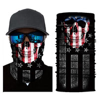 Halloween Cycling Motorcycle Neck Tube Ghost Face Mask Halloween - sparklingselections
