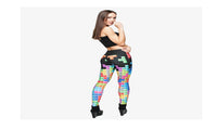 Graphic Full Printing Punk Women Fitness Legging - sparklingselections