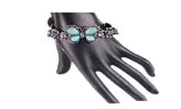 Butterfly Crystal Inlay Tibetan Silver Bangle Bracelets - sparklingselections