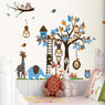 Kids Monkey Owl Zoo Cartoon Child Wall Stickers For Home