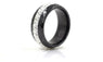 Black And White Simple Style Comly Crystal Ceramic Rings for Women