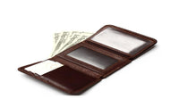 Men's Slim Leather Mini Wallet Case - sparklingselections