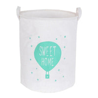Sweet Home Dirty Clothes Washing Laundry Basket Bag Toy Storage Box - sparklingselections
