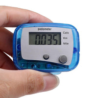 Digital Walk LCD Pedometer Distance Step Counter Calorie Running Pedometer Walking Distance Counter for Outdoor Sports