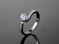 Top Quality CZ Elegant Engagement Ring For Women - sparklingselections