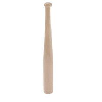 5.9 Inch Solid Wooden Baseball Bat 1/6 Scale Toy Bat For Men, Women, Kids, Boys, Girls, Action Figures - sparklingselections