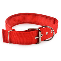 Dual Layer Super Comfort Foam Cotton Nylon Strap Pet Collar - sparklingselections