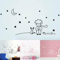 Funny Stars Moon The Little Prince Boy Poster Kids Wall Stickers - sparklingselections