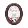 Someone Special Make Me Smile Finish Floral 5 x 7 Oval Table and Wall Photo Frame for Valentines Day