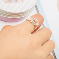 Clear Fashion Classic Silver Color Letter Print Mom Ring for Women - sparklingselections