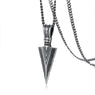 New Stainless Steel Vintage Arrow Pendant Necklace Men Rock Punk Jewelry