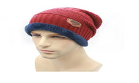 fashion Knit Beanie warmer Knitted Winter Hats For Men - sparklingselections