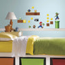 Removable Cartoon Super Mario Bros Wall Stickers For Kids Rooms