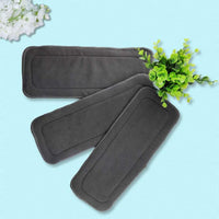 5 Pcs/Set Reusable 4 Layers Of Bamboo Charcoal Insert Nappy Diaper - sparklingselections