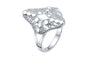 Water Drop Silver Plated Fashion Ring (6,7,8)