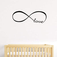 Love Infinity Symbol Home Background Decor Wall Decal Art Sticker - sparklingselections