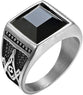 Unique Style Silver Plated Alloy Party Ring for Men