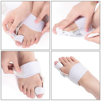 Toe Straightener Adjuster Orthotics Hallux Valgus Corrector Foot Care 1 Pair - sparklingselections