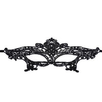 Women's Fashion Sexy Lace Eye Catwoman Mask for Halloween Costume - sparklingselections