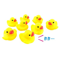 Newborn Bath Squeezing Call Rubber Duck Ducky Duckie Bathroom Shower - sparklingselections